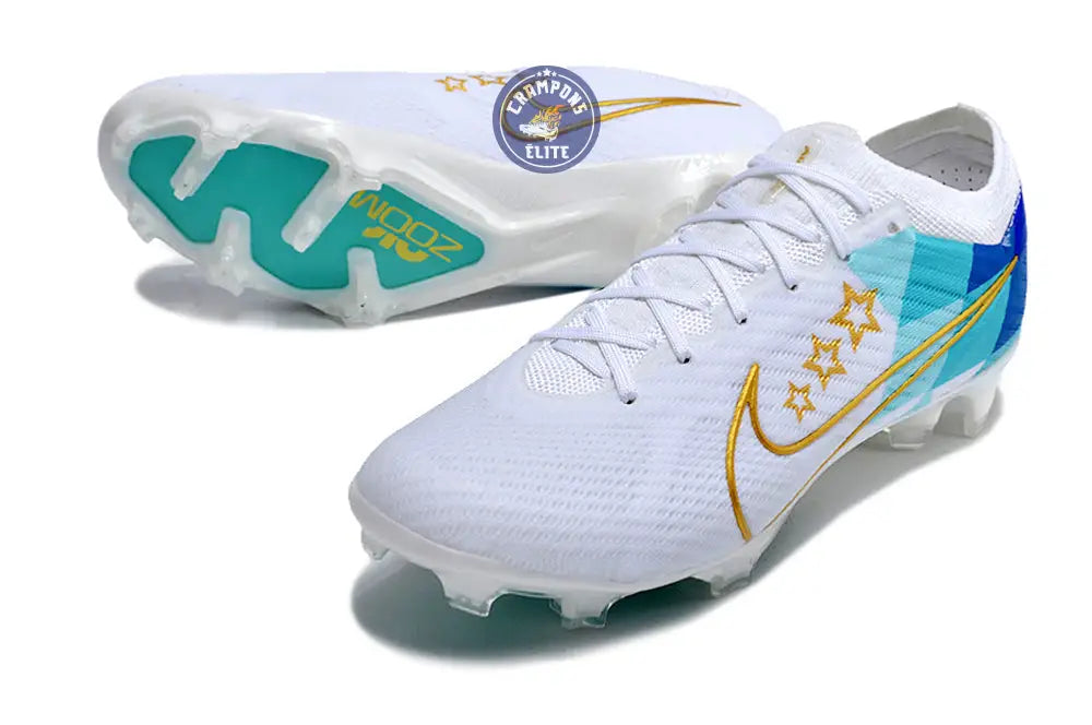 Image of Vapor 15 Elite FG x Enzo Fernandez Blanc/Bleu/Or